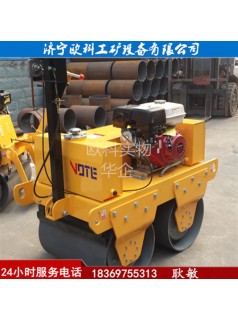小型柴油單輪壓路機瀝青路面壓實機液壓振動壓路機碾子