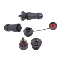 AHUA澳華公面板式防水航空頭反季節(jié)蔬菜水果防水公母頭PVC電源線